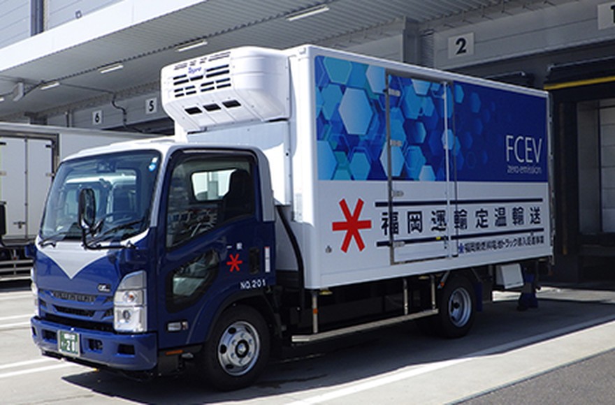 商用利用のFCトラック（福岡運輸）